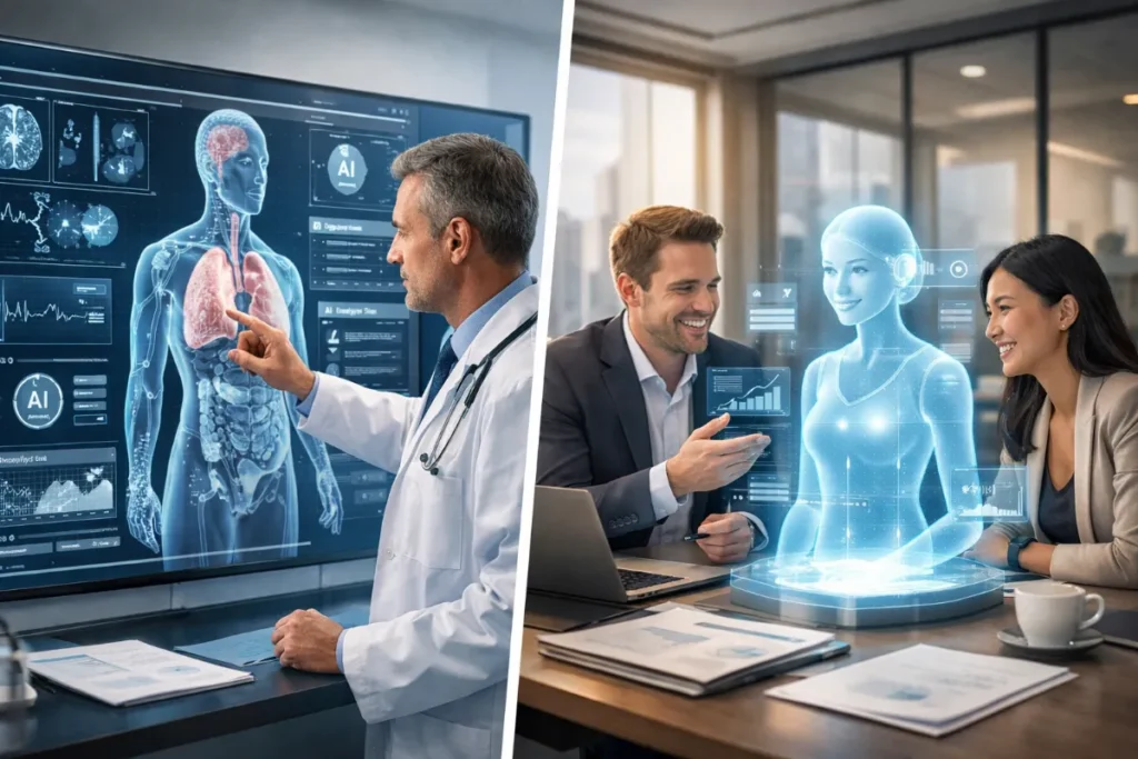 Artificial intelligence improving healthcare and business operations