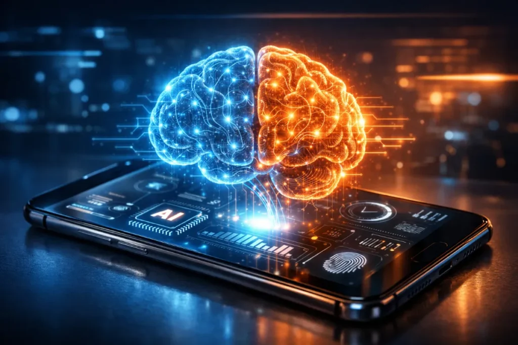 Artificial intelligence technology integrated into modern smartphones