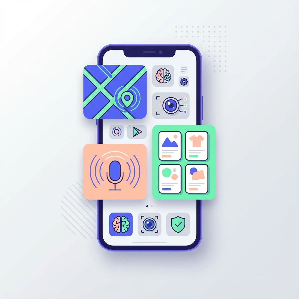 AI-powered applications on smartphones and daily digital services