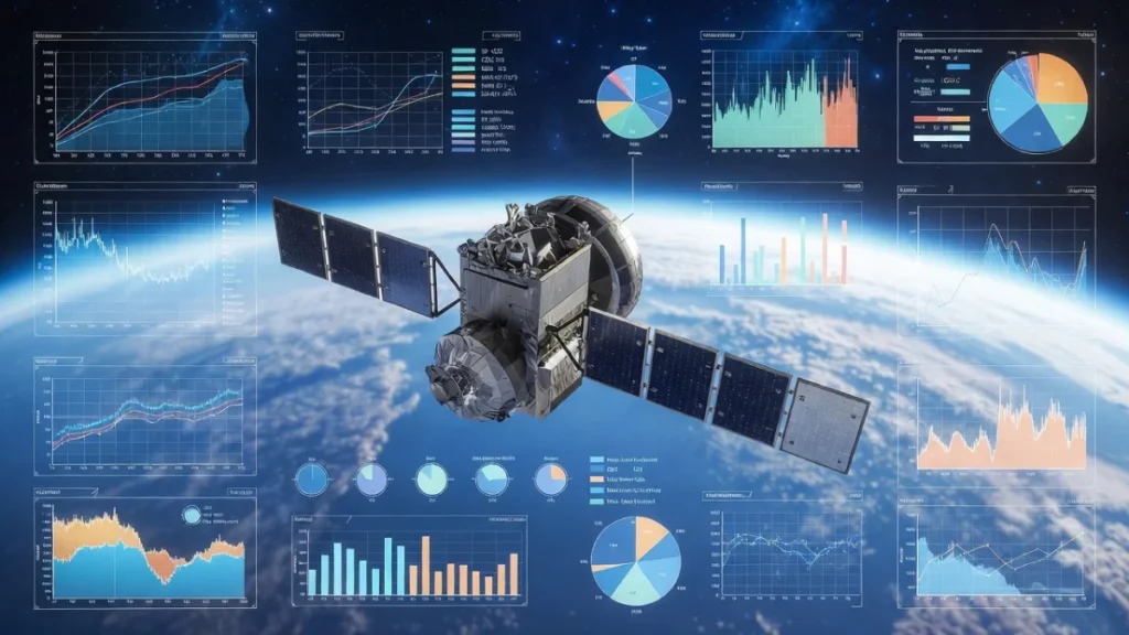 Satellite technology used for Earth observation and climate monitoring