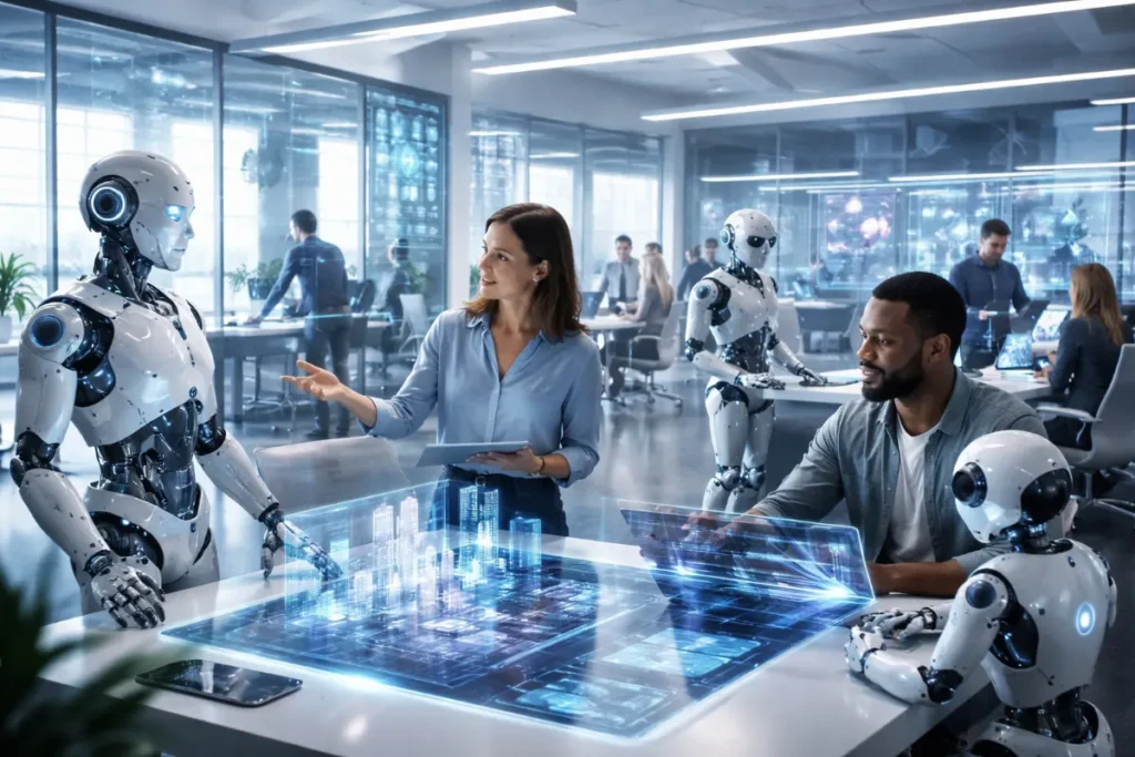 Future jobs with humans and robots working together