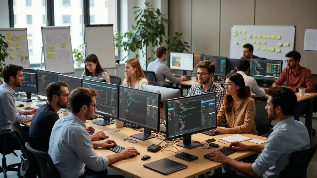 paas enabling collaborative software development