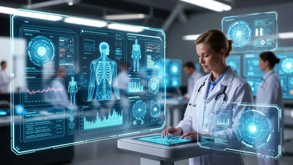 Artificial intelligence system analyzing medical data in healthcare