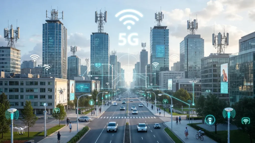 5g technology supporting smart city and IoT connectivity