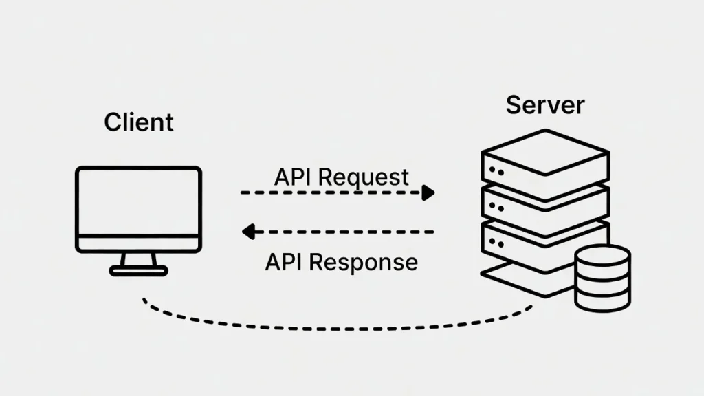 api request and response communication process