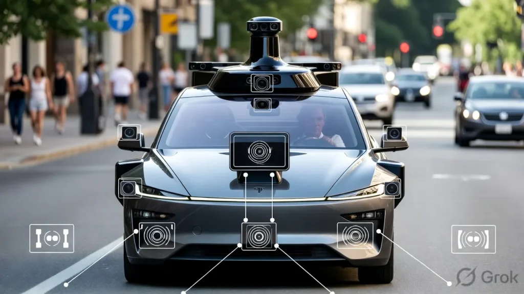 Self-driving car using computer vision to detect road objects