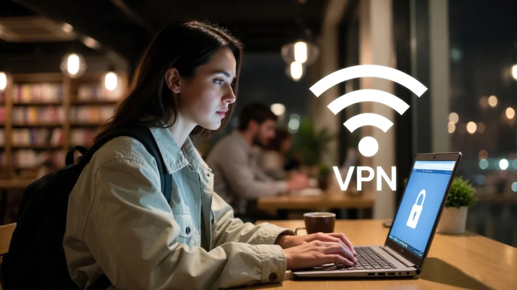 vpn protecting user on public wifi