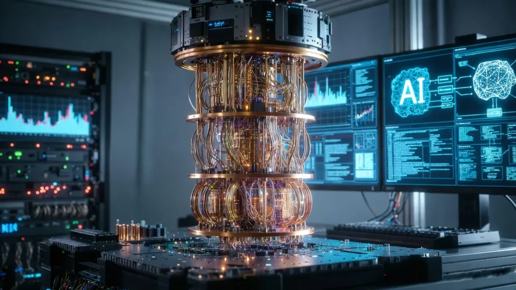 Quantum computing accelerating artificial intelligence analysis