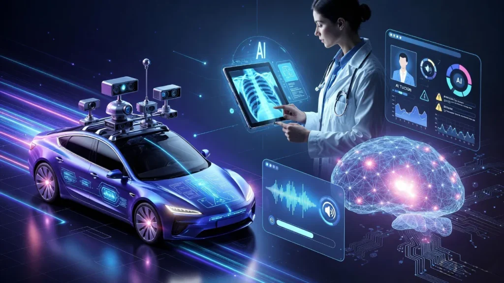 Deep learning examples powering healthcare, self-driving cars, cybersecurity, and smart education in 2026