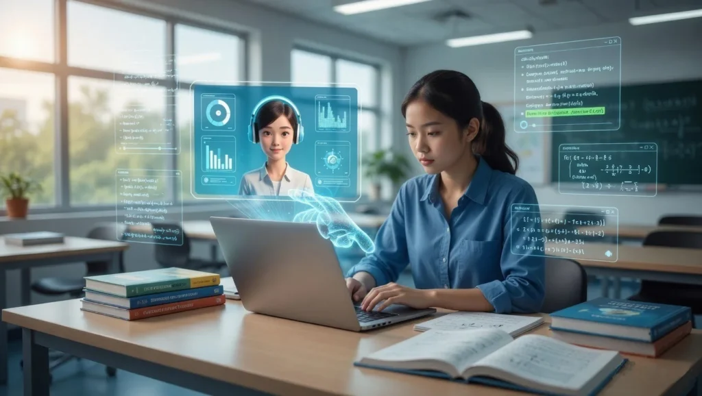 AI tools for students helping with homework and personalized learning support